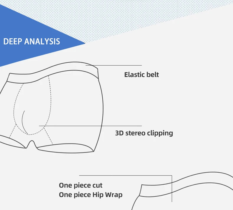 Ice Silk Mesh Boxer Shorts  
**Description:**  
Experience comfort and style with our Ice Silk Mesh Boxer Shorts for men. These sexy underpants offer a breathable fit and a sleek design, perfect for everyday wear. Availabl