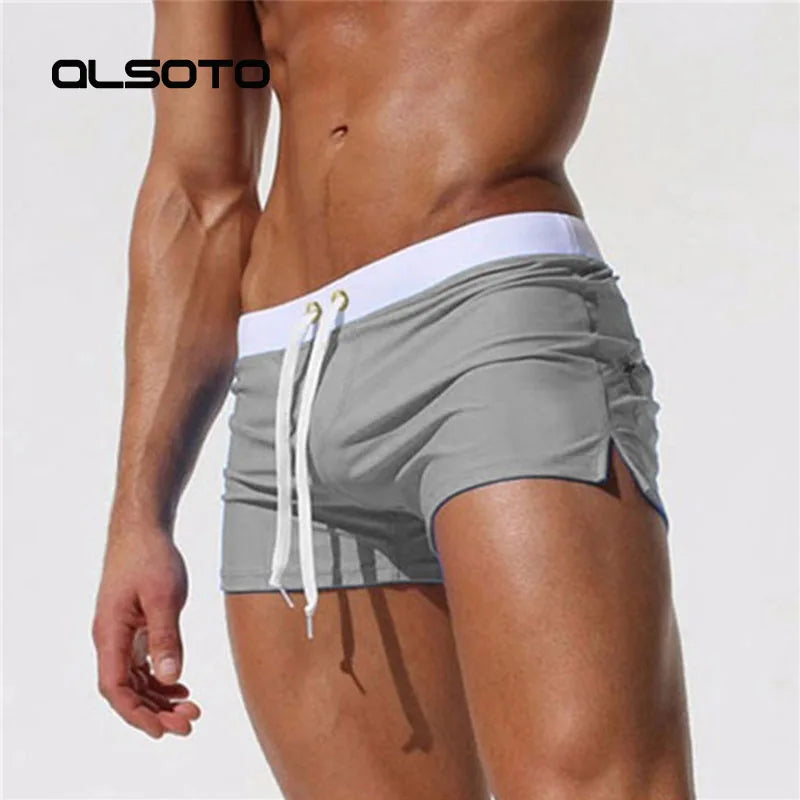 **Title:**  
2024 Men's Sexy Swim Briefs - Sunga Beach Shorts