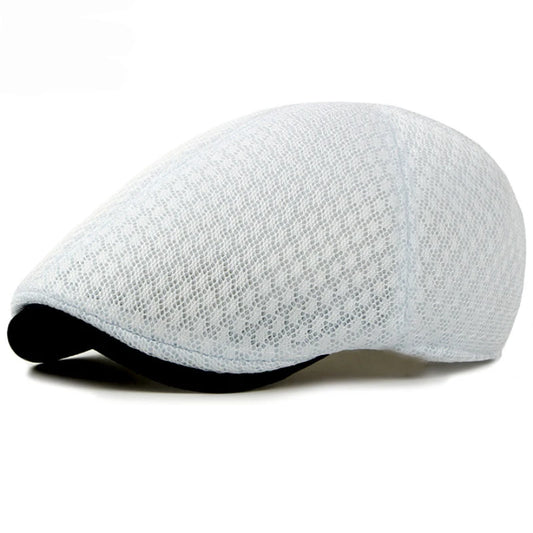 **Title:**  
Korea Style Summer Sun Cap - Breathable Cabbie Flat Caps
