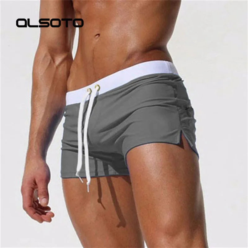 **Title:**  
2024 Men's Sexy Swim Briefs - Sunga Beach Shorts