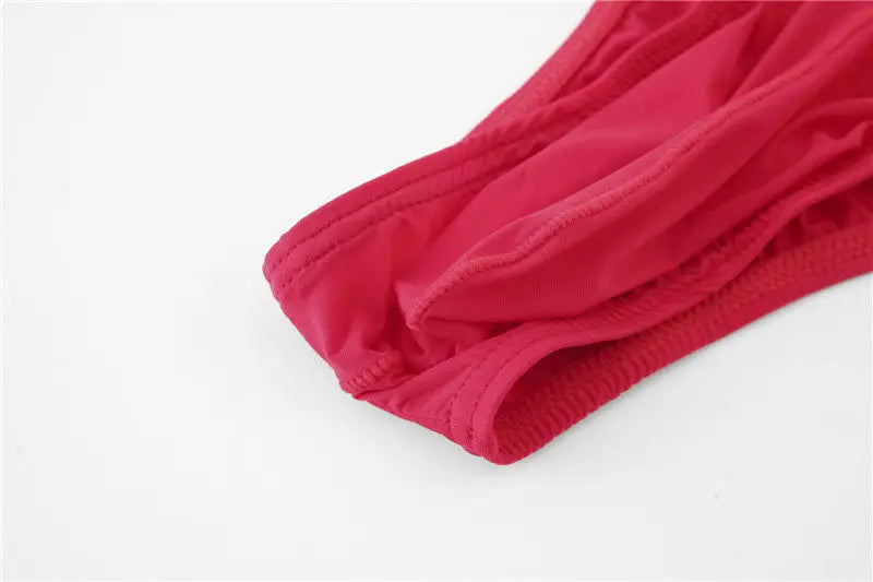 Silky Mix-Color Bikini Pouch Underwear