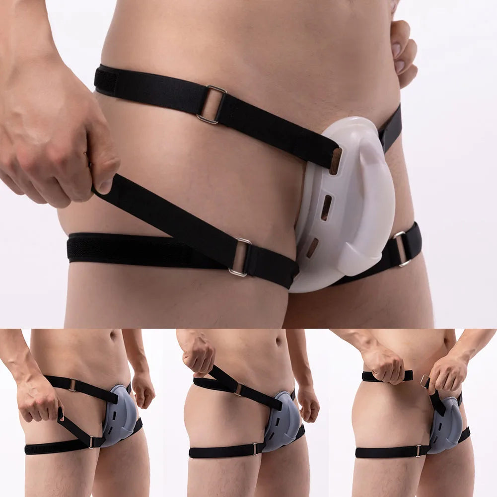 Cushion Bulge Pad Briefs for Men /FTM
**Description:**  
Experience comfort and support with our Cushion Bulge Pad Briefs. Designed for everyday wear, these solid-patterned briefs are perfect for all seasons. Ideal for fitne