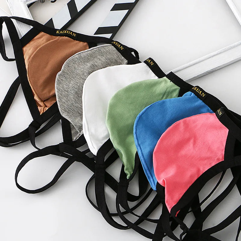 Breathable Knitted Cotton G-String Jockstraps  
**Description:**  
Elevate your underwear collection with our Breathable Knitted Cotton G-String Jockstraps for men. These sexy thong underwear pieces offer a comfortable fit a