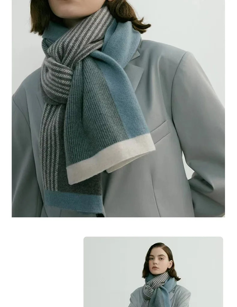 Elegant Retro Unisex Winter Scarf