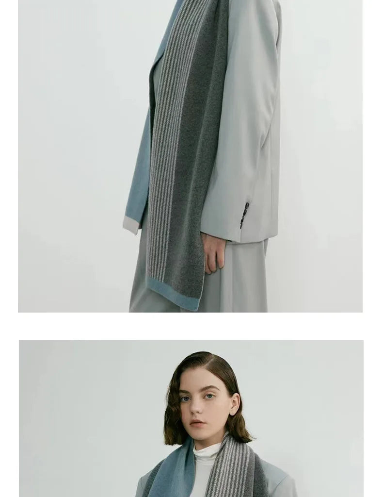 Elegant Retro Unisex Winter Scarf