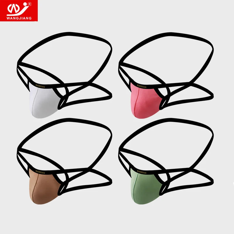Breathable Knitted Cotton G-String Jockstraps  
**Description:**  
Elevate your underwear collection with our Breathable Knitted Cotton G-String Jockstraps for men. These sexy thong underwear pieces offer a comfortable fit a