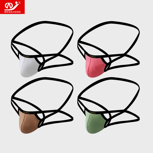 Breathable Knitted Cotton G-String Jockstraps  
**Description:**  
Elevate your underwear collection with our Breathable Knitted Cotton G-String Jockstraps for men. These sexy thong underwear pieces offer a comfortable fit a