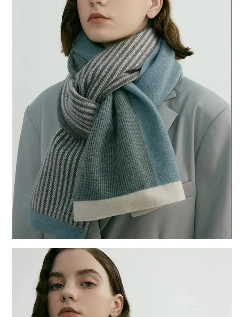 Elegant Retro Unisex Winter Scarf