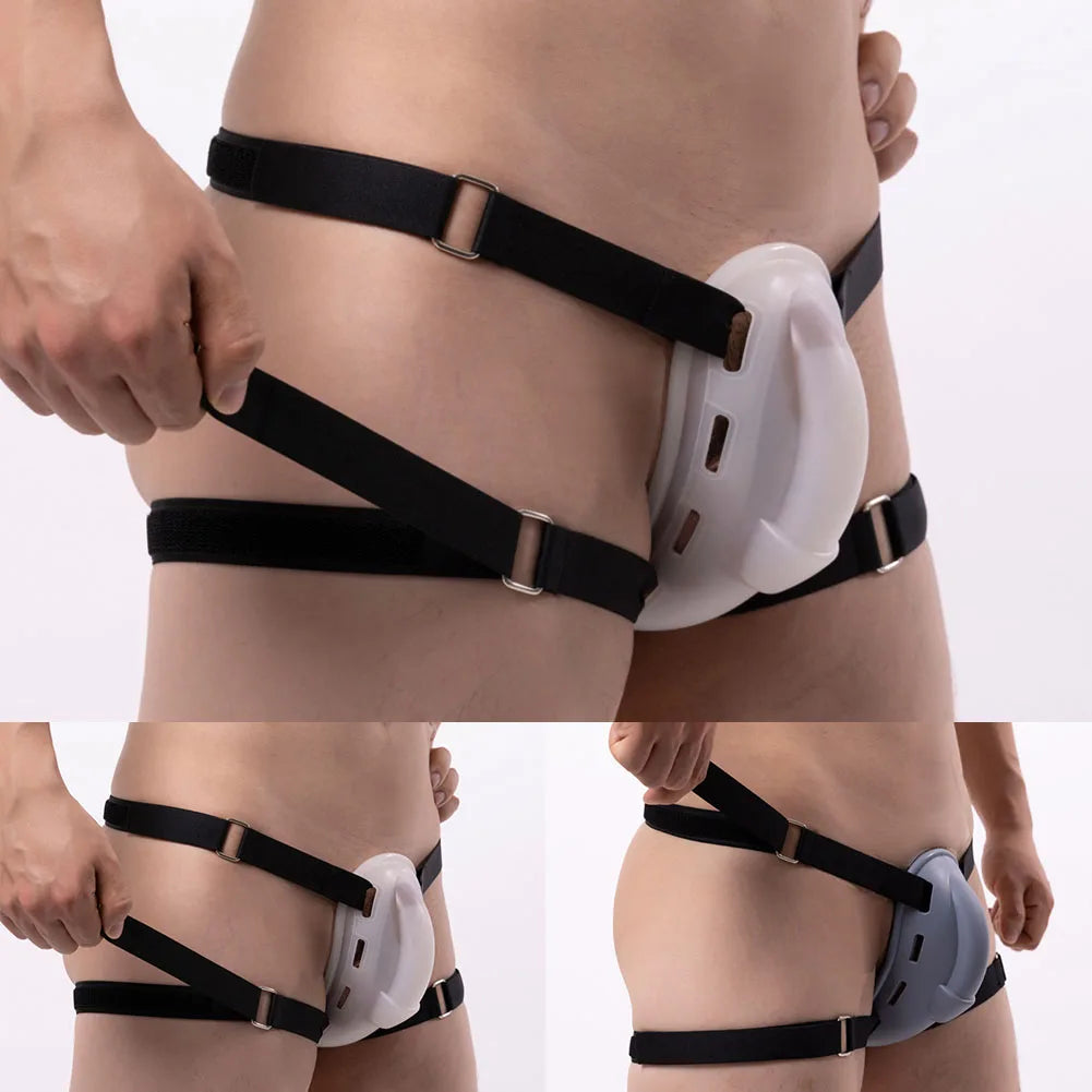 Cushion Bulge Pad Briefs for Men /FTM
**Description:**  
Experience comfort and support with our Cushion Bulge Pad Briefs. Designed for everyday wear, these solid-patterned briefs are perfect for all seasons. Ideal for fitne