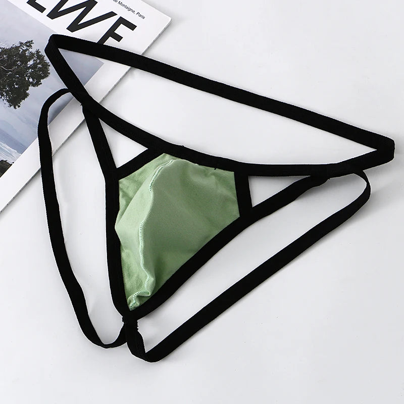 Breathable Knitted Cotton G-String Jockstraps  
**Description:**  
Elevate your underwear collection with our Breathable Knitted Cotton G-String Jockstraps for men. These sexy thong underwear pieces offer a comfortable fit a