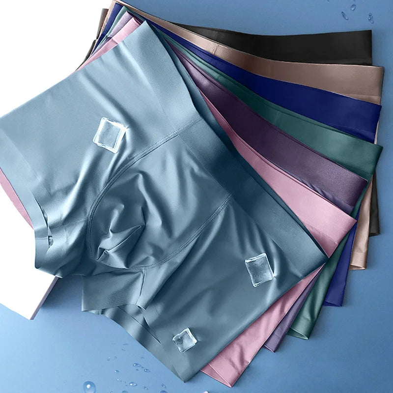 3A Antibacterial Ice Silk Boxer Shorts