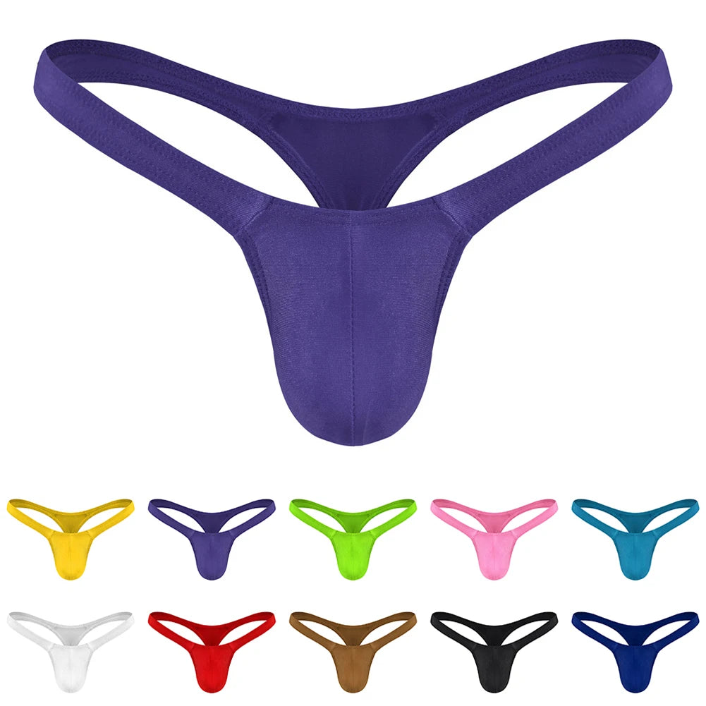 Low-Rise Solid Color Thongs