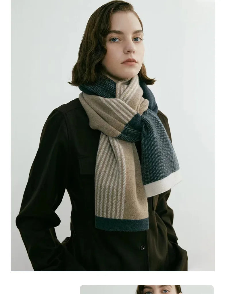 Elegant Retro Unisex Winter Scarf