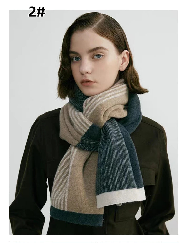 Elegant Retro Unisex Winter Scarf