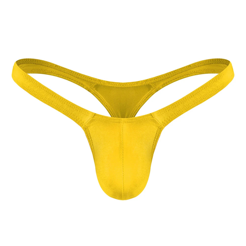 Low-Rise Solid Color Thongs