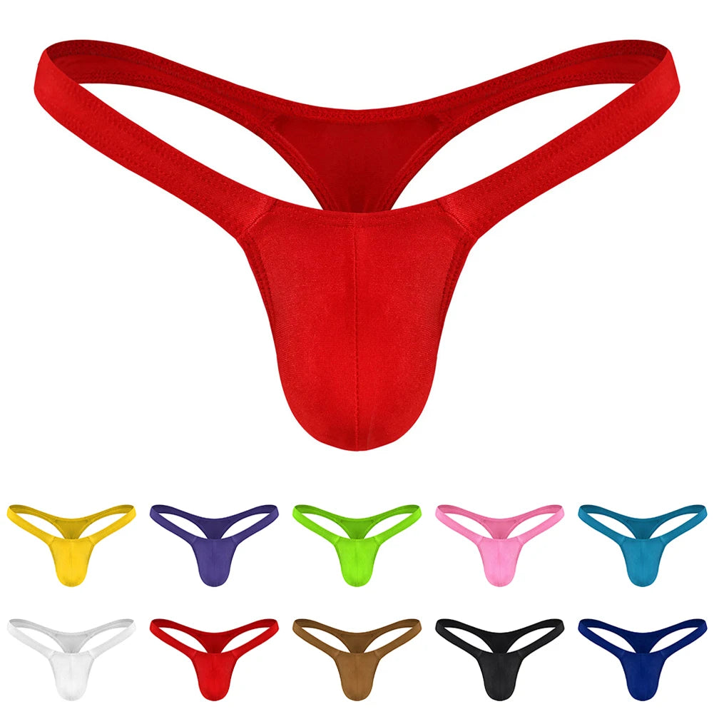 Low-Rise Solid Color Thongs