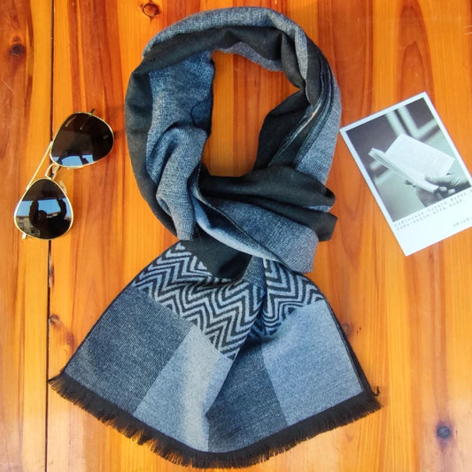 Unisex Designer Cashmere Plaid Winter Scarf