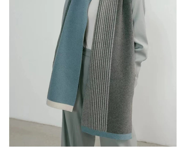 Elegant Retro Unisex Winter Scarf