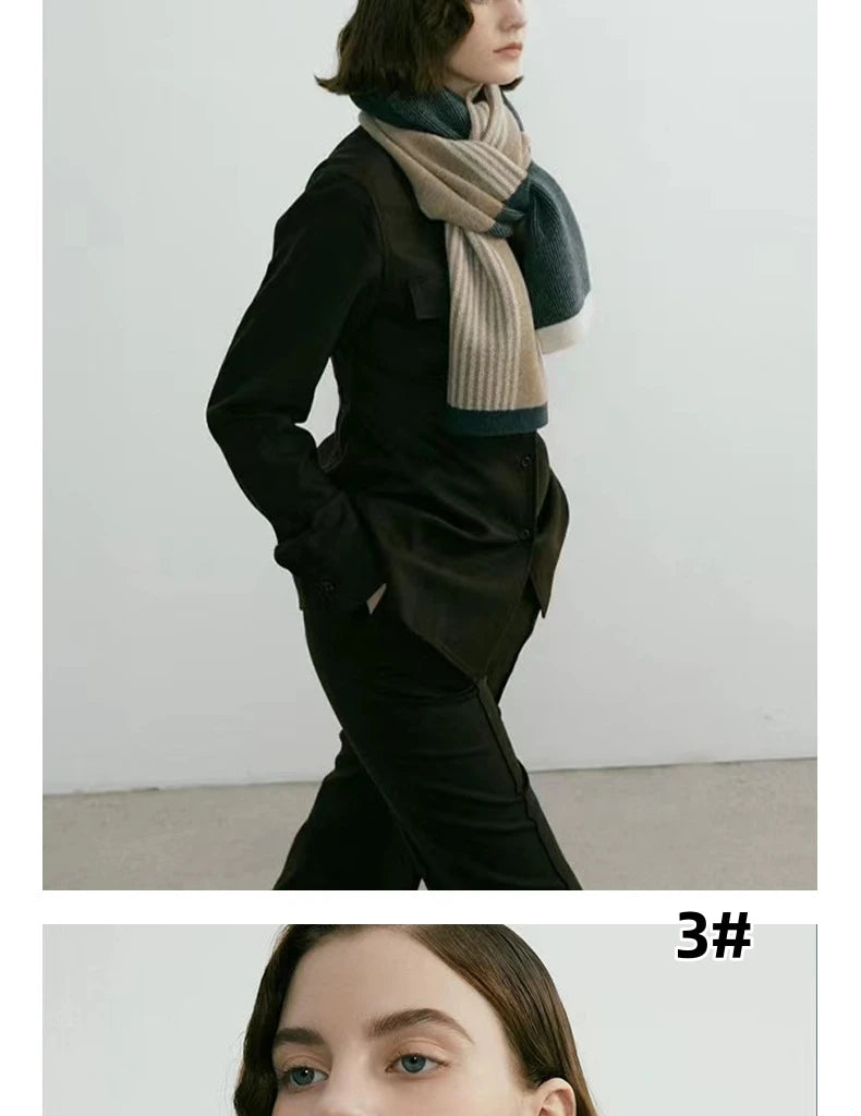 Elegant Retro Unisex Winter Scarf