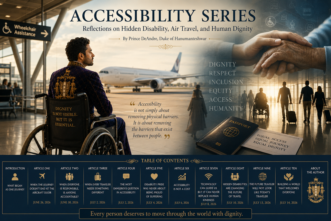 Accessibility Series: Reflections on Hidden Disability, Air Travel, and Human Dignity
