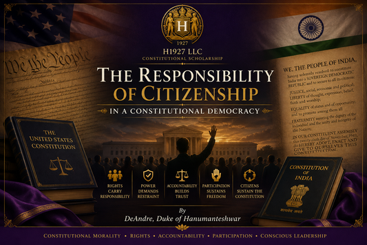 The Responsibility of Citizenship