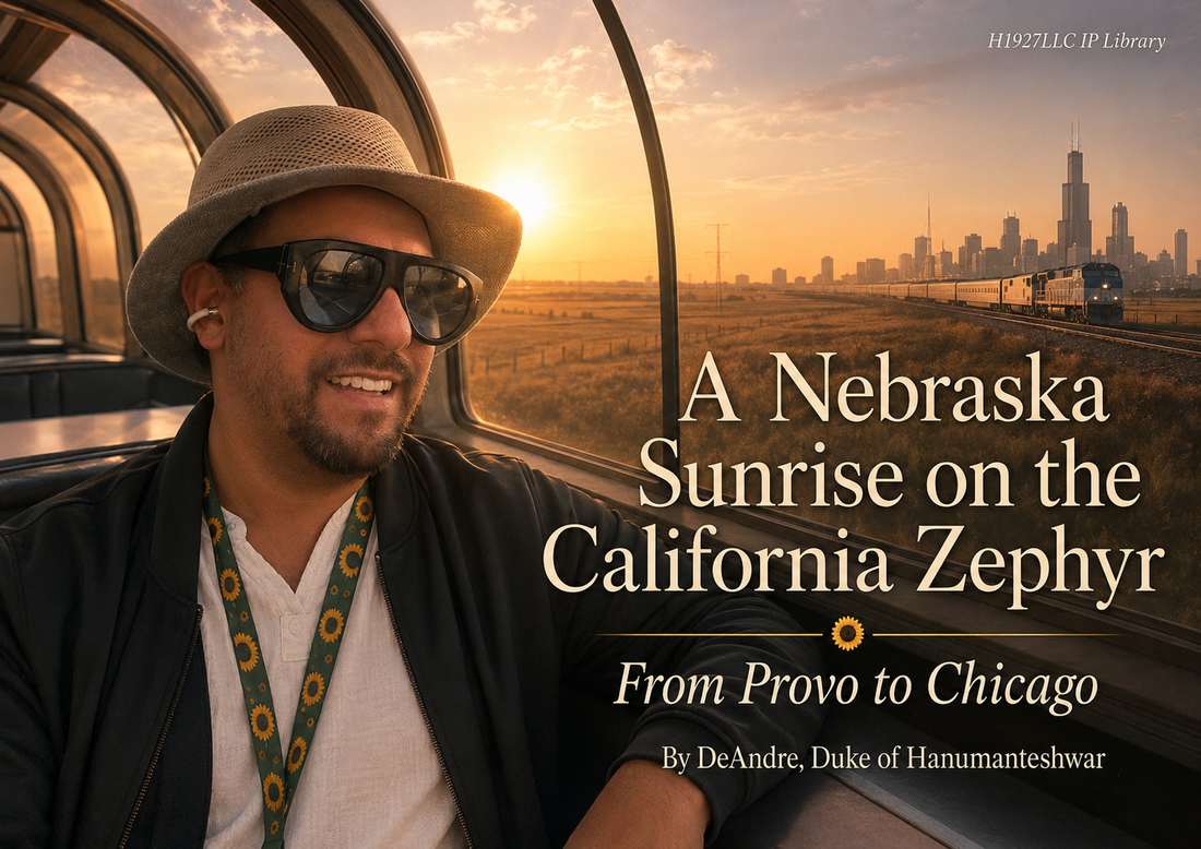 A Nebraska Sunrise on the California Zephyr