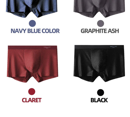 H1927 Ice Silk Mesh Performance Boxer Briefs