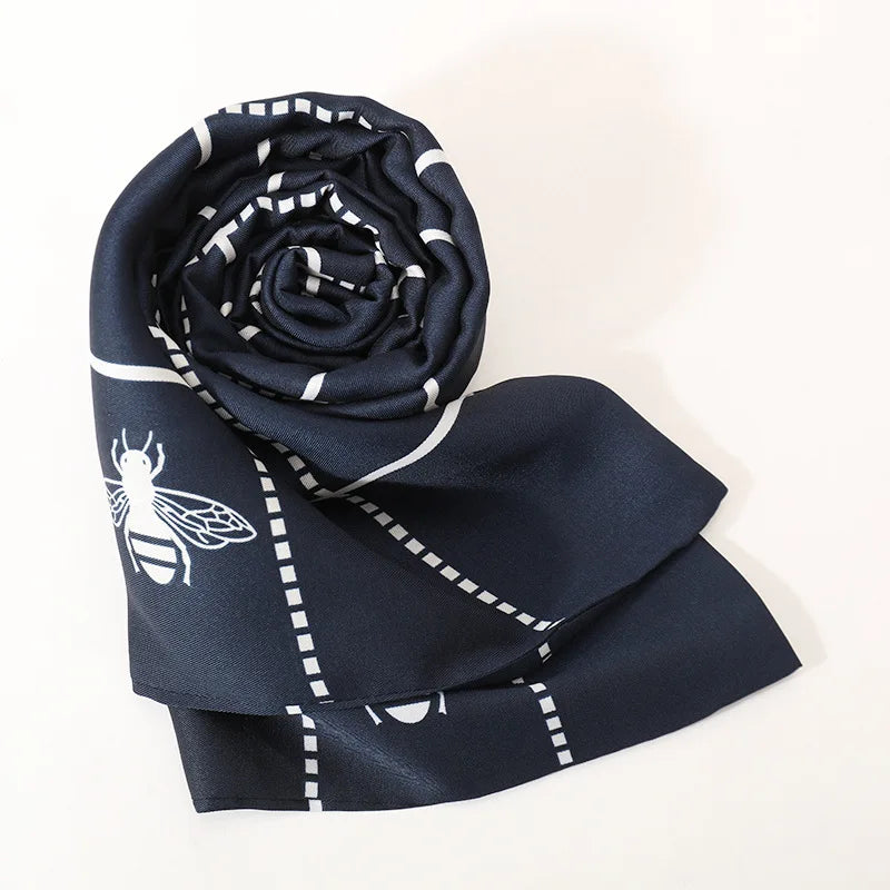 Luxury Bee Slik Winter Scarf