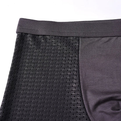 H1927 4-Pack Bamboo Fiber Men's Boxer Briefs | Sizes XL-8XL