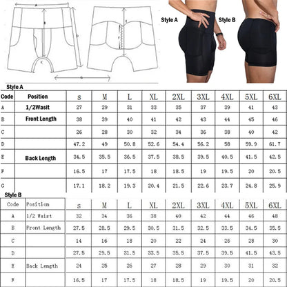 Slimming Hip Padded Boxers