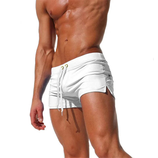 **Title:**  
2024 Men's Sexy Swim Briefs - Sunga Beach Shorts