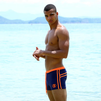 Men's Quick-Dry Boxer Swim Trunks | Athletic Swim Shorts