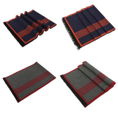 Unisex Geometric Business Scarf