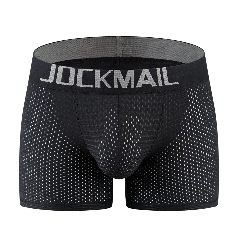 JOCKMAIL Padded Mesh Boxer Briefs