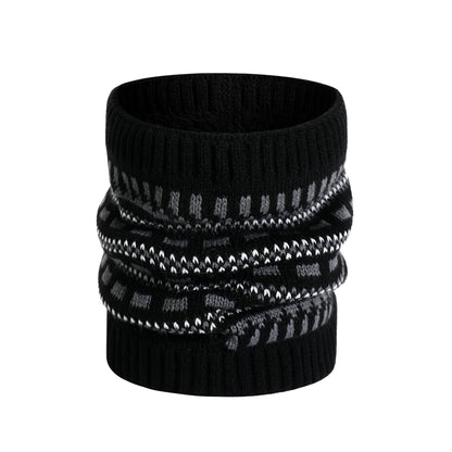 Unisex Winter Warm Set | Knit Beanie, Fleece-Lined Scarf & Touchscreen Gloves