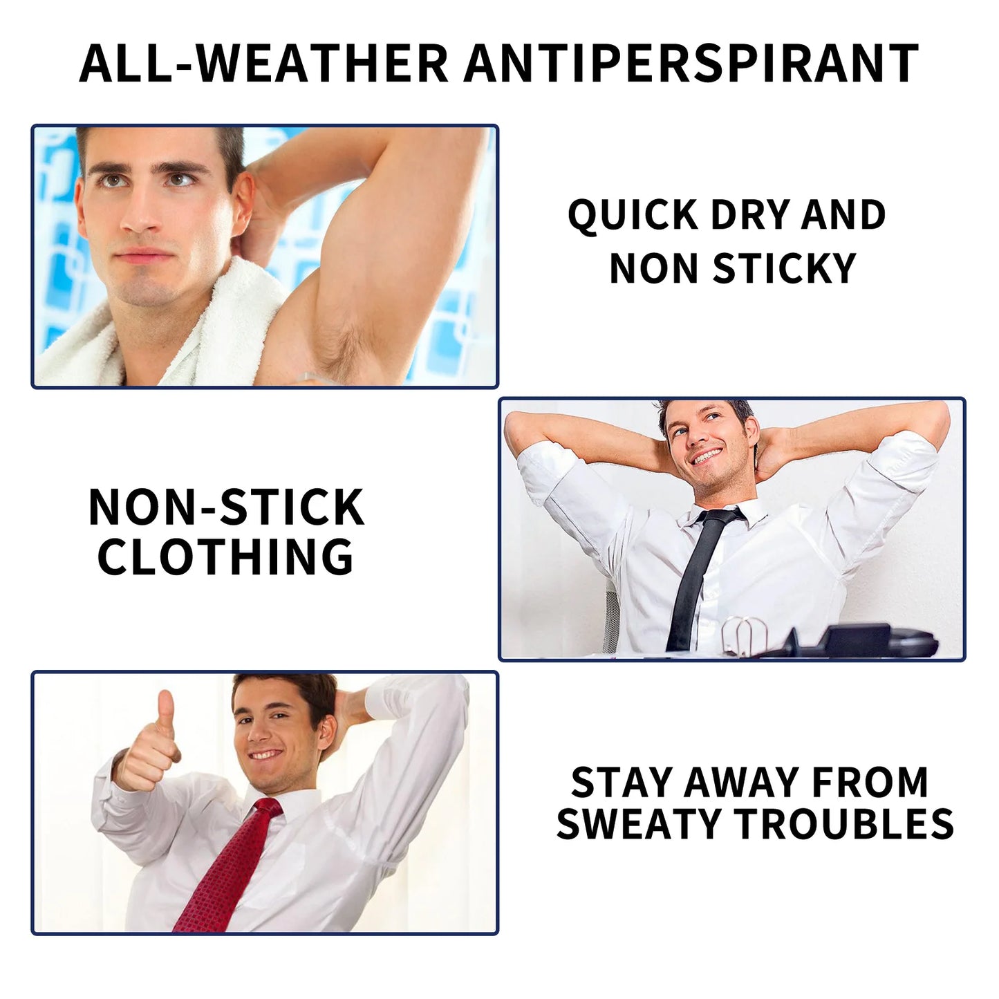 Men's Antiperspirant Roll-On - Long-Lasting Sweat & Odor Protection