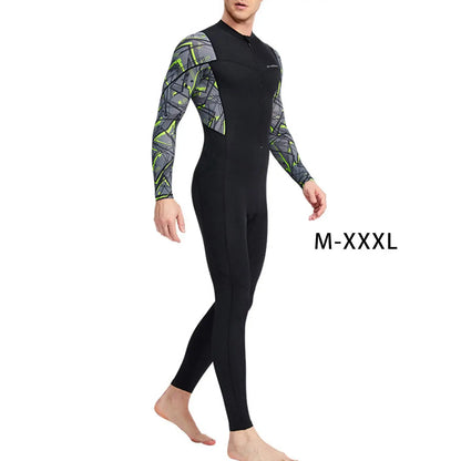 Men's Full Body Rash Guard Wetsuit | UV Protection for Surfing, Diving & Swimming