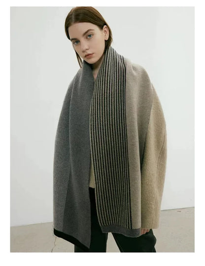 Elegant Retro Unisex Winter Scarf