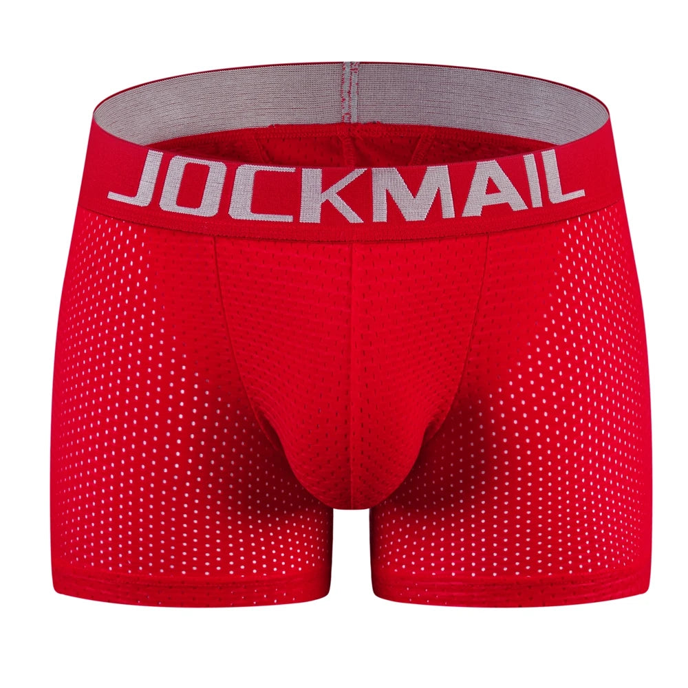 JOCKMAIL Padded Mesh Boxer Briefs