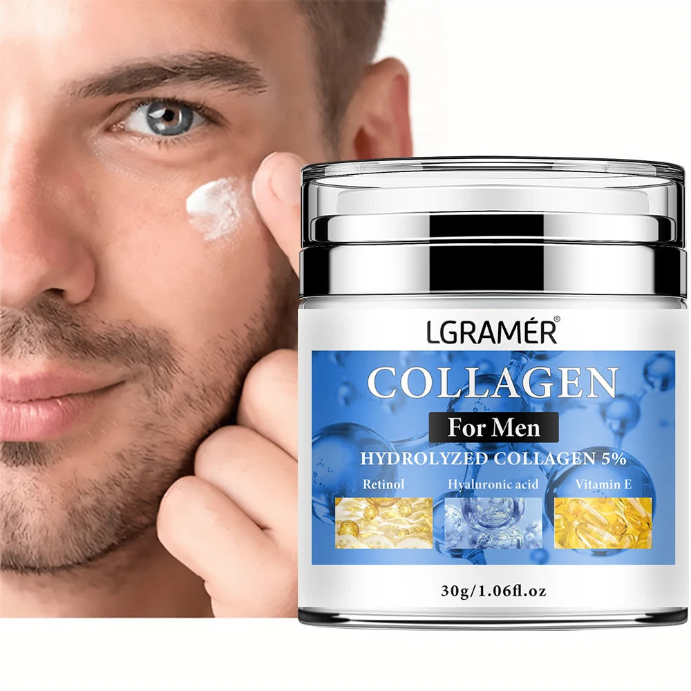 Anti-Wrinkle Face & Neck Cream for Men – Firming & Moisturizing with Retinol