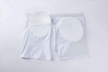 H1927 Mesh Padded Ice Silk Boxer Briefs