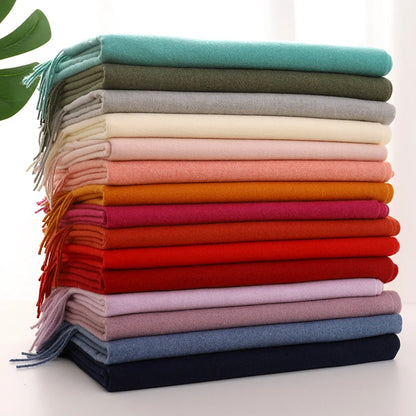 H1927 Luxurious Long Cashmere Winter Scarf