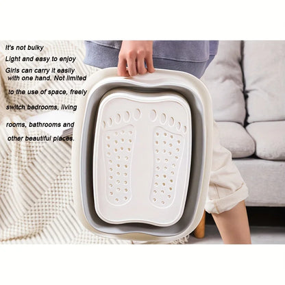 Foldable Foot Spa Bucket | Portable Collapsible Foot Soaking Tub