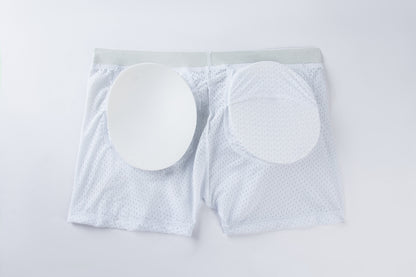 H1927 Mesh Padded Ice Silk Boxer Briefs
