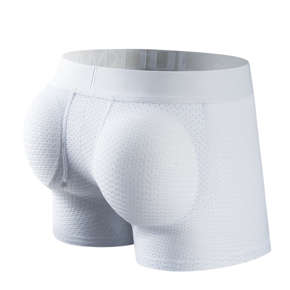 Mesh Padded Ice Silk Boxer Briefs