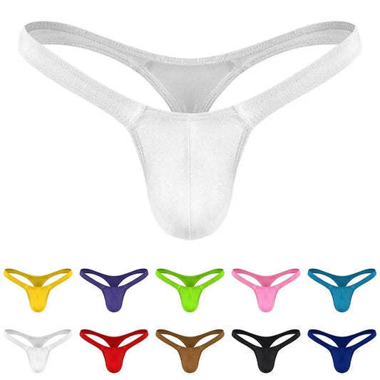 Low-Rise Solid Color Thongs