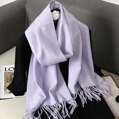 H1927 Luxurious Long Cashmere Winter Scarf