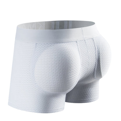 H1927 Mesh Padded Ice Silk Boxer Briefs