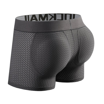 H1927 Mesh Padded Ice Silk Boxer Briefs
