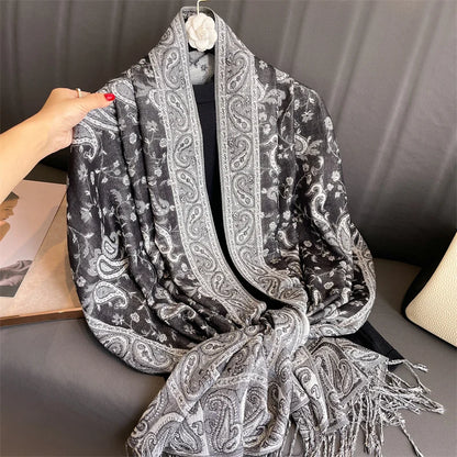 H1927 Luxury Cashmere Pashmina Shawl
